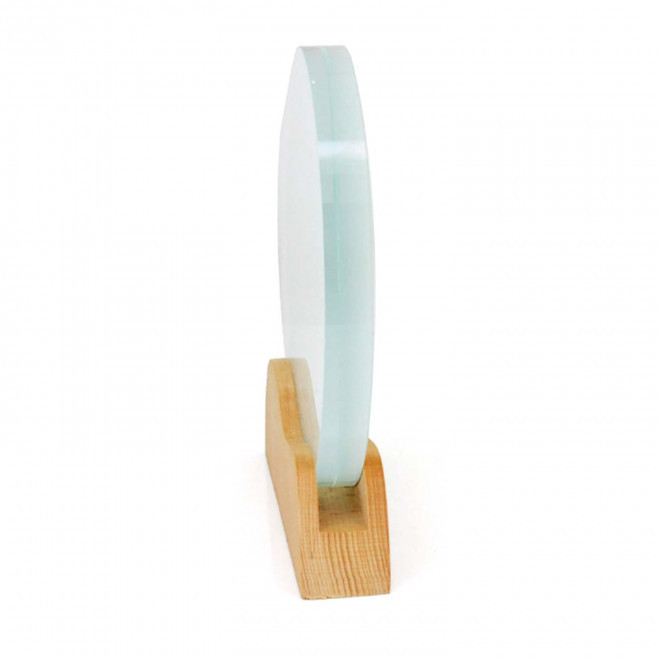 TROPHEE EN BOIS ET VERRE PERSONNALISABLE 'KAYNA QUADRI'