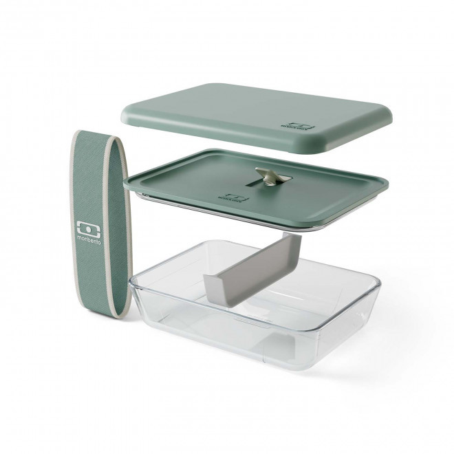 LUNCH BOX EN VERRE PYREX 600ML PERSONNALISABLE 'MB PURE'