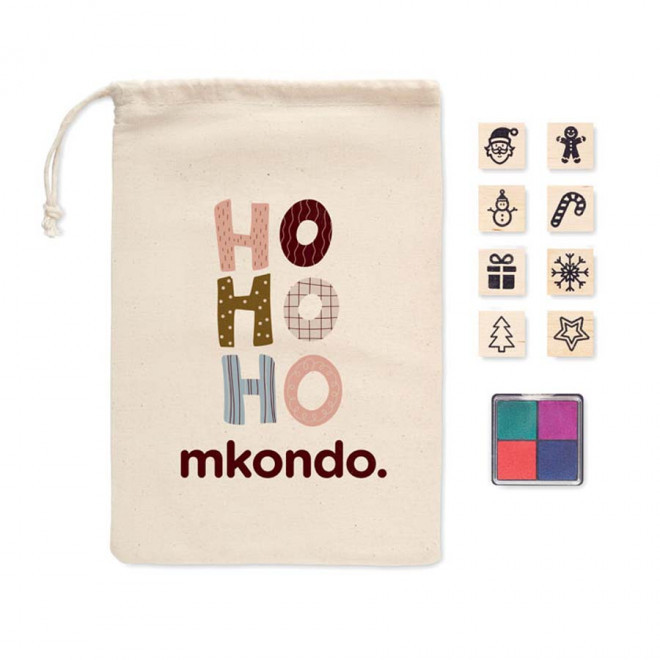 TAMPONS PERSONNALISÉS DE NOËL EN BOIS 'PADDAR'