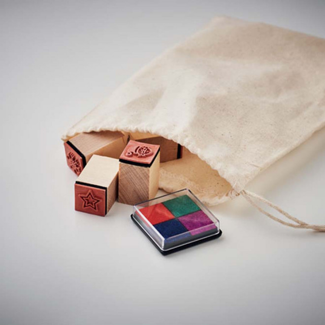 TAMPONS PERSONNALISÉS DE NOËL EN BOIS 'PADDAR'