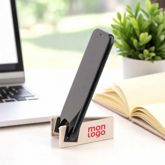 SUPPORT DE TELEPHONE ET TABLETTE PERSONNALISABLE 'PLIKI'