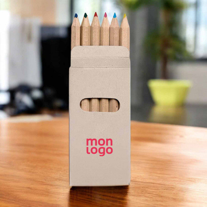 ÉTUI 6 CRAYONS DE COULEUR 'CORDOU' EXPÉDITION RAPIDE 48H