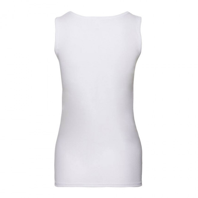 DÉBARDEUR PERSONNALISÉ FEMME BLANC 'CORSICA' 160 GR/M²