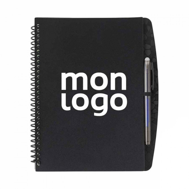 CARNET PERSONNALISÉ À SPIRALES 'RIVOLO'