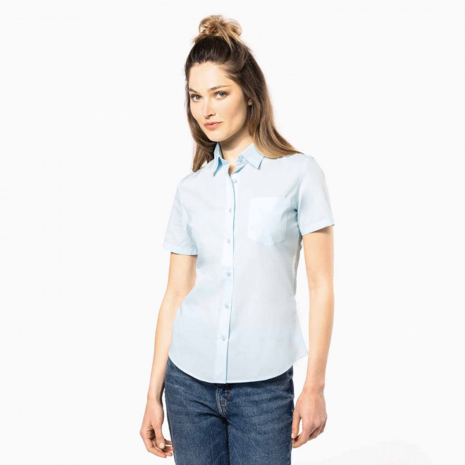 CHEMISE MANCHES COURTES PUBLICITAIRE FEMME 'KARIBAN'