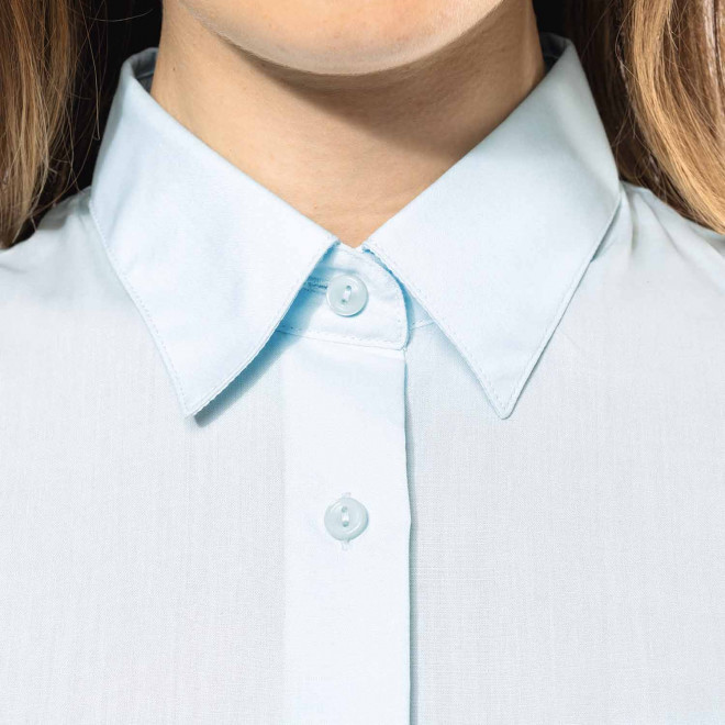 CHEMISE MANCHES COURTES PUBLICITAIRE FEMME 'KARIBAN'