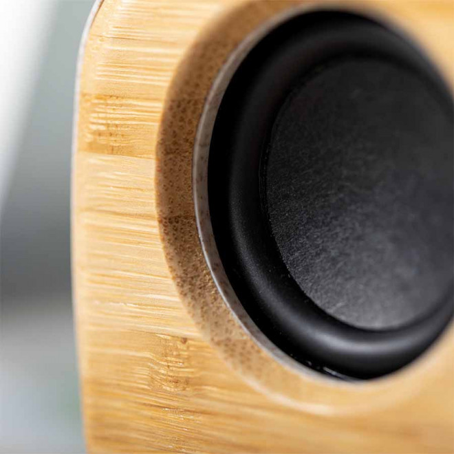 ENCEINTE PORTATIVE PERSONNALISABLE BAMBOU 3W 'PIRKO'