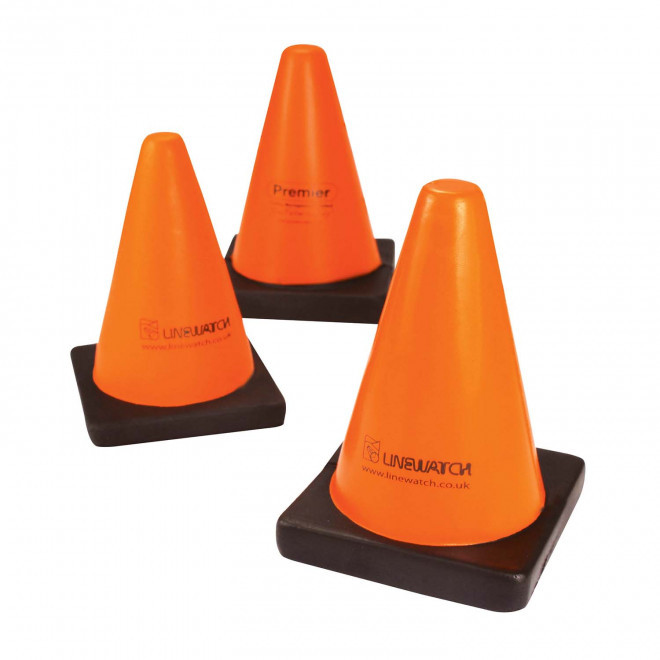 ANTISTRESS PERSONNALISABLE 'STRESSKOOL CONE CHANTIER'