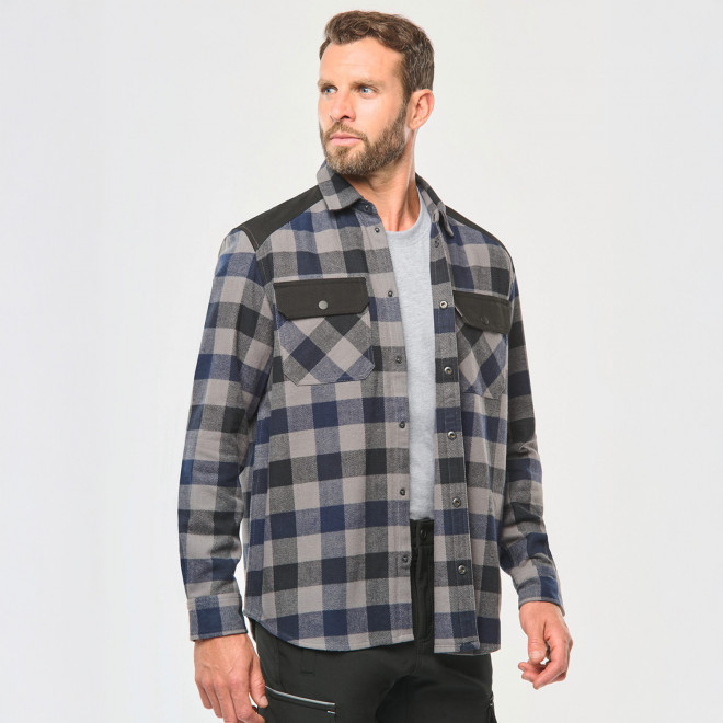 CHEMISE A CARREAUX PERSONNALISABLE 'CARROX'