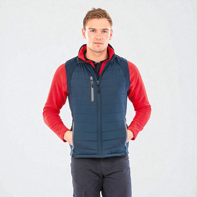 BODYWARMER PERSONNALISE MIXTE RESULT 'COMPASS'