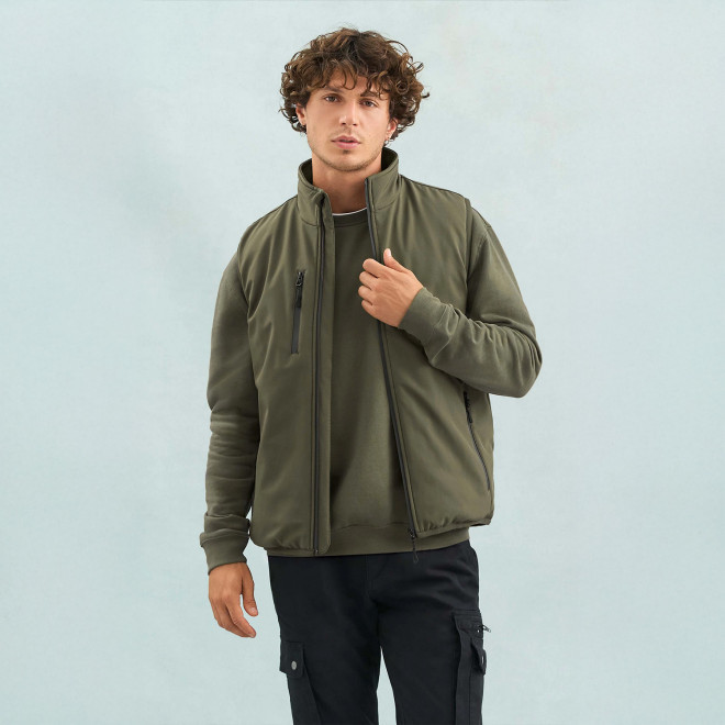 SOFTSHELL MIXTE PERSONNALISABLE 'FALCON PADDED BW'
