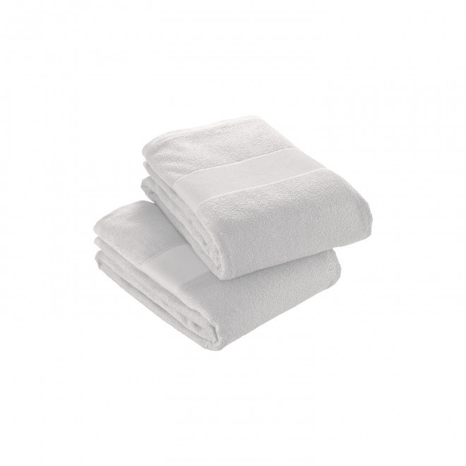 SERVIETTE EPONGE PERSONNALISEE 'LIBERON 30X50 BLANC'