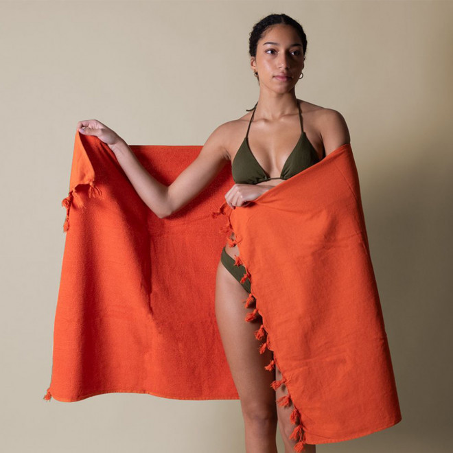 SERVIETTE EPONGE PERSONNALISABLE 'SAONA 80x160'