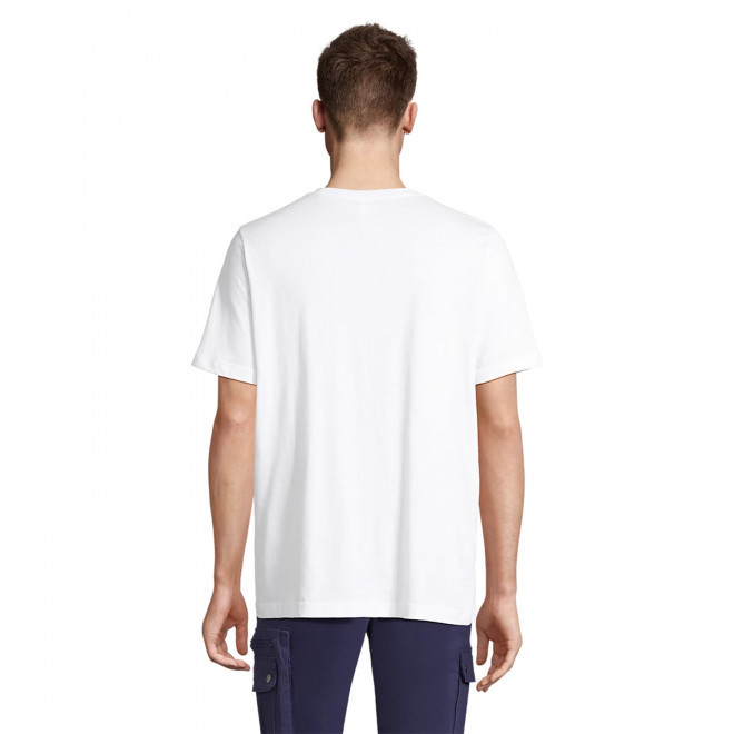 TEE SHIRT MIXTE BLANC PERSONNALISE 'TUNER'
