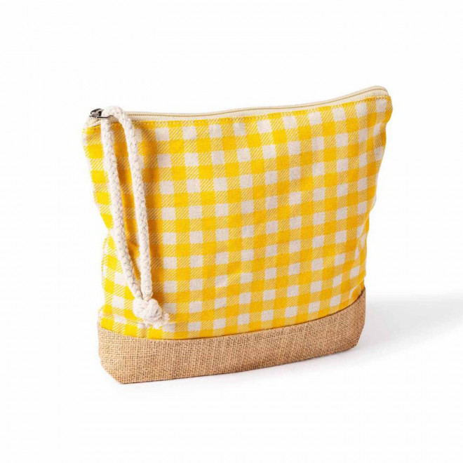 TROUSSE DE TOILETTE PUBLICITAIRE COTON ET JUTE 'LANY'