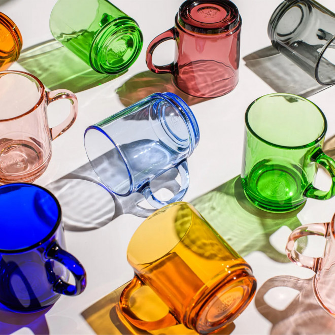 MUG PUBLICITAIRE EN VERRE DURALEX 26CL 'VERSAILLES'