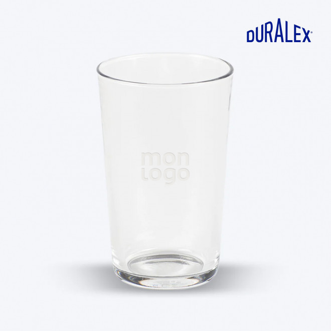 VERRE EN VERRE DURALEX 33CL PERSONNALISABLE 'UNIE'