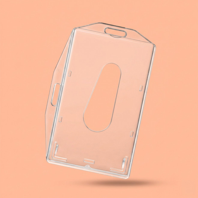 PORTE BADGE RIGIDE FORMAT CB PERSONNALISABLE 'KATYU'