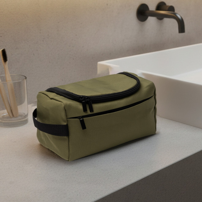 TROUSSE DE TOILETTE PERSONNALISABLE RPET 'NIXO'