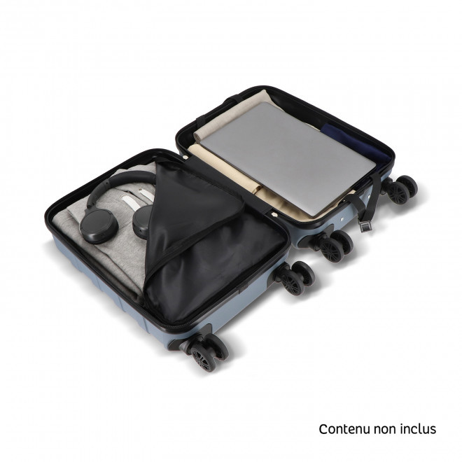 VALISE PERSONNALISABLE TROLLEY CABINE 18 POUCES 'ZOLAX'