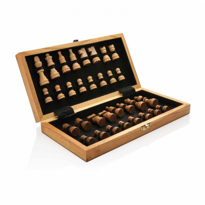 JEU ECHECS EN BOIS 'PERSONNALISABLE STRATO'