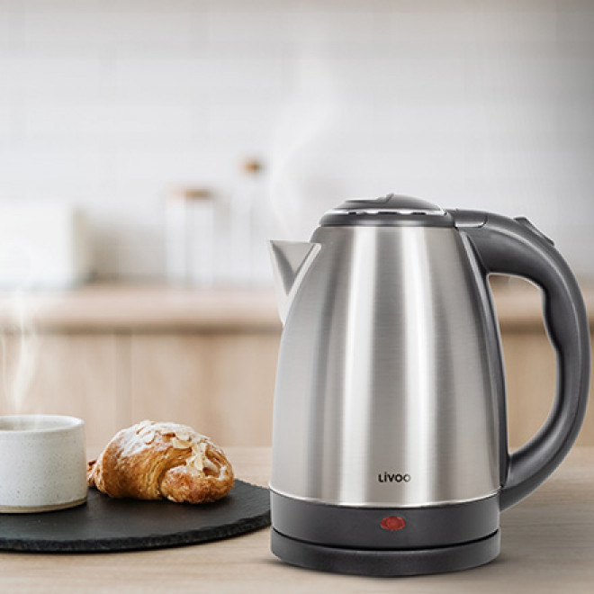 BOUILLOIRE ACIER INOXYDABLE 1,8L