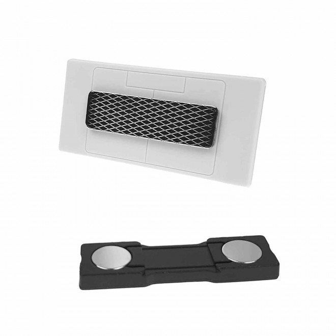 BADGE REUTILISABLE PERSONNALISABLE 'DISTINVO AIMANT'