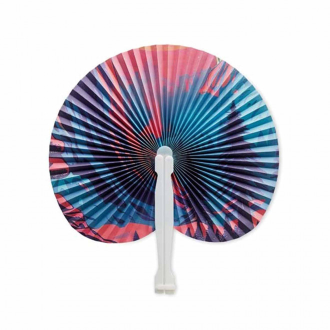 EVENTAIL EN PLASTIQUE PERSONNALISABLE 'BREEZE QUADRI'