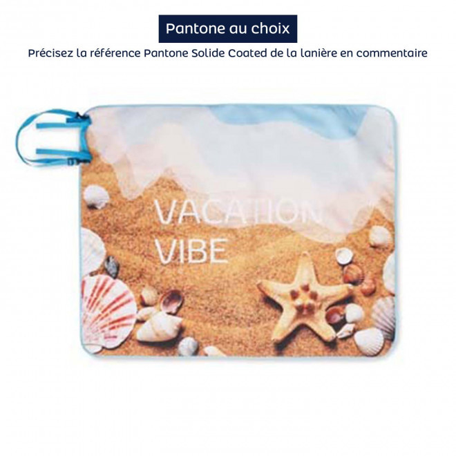 COUVERTURE PIQUE NIQUE REMBOURREE PERSONNALISABLE 'GERIE'