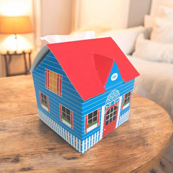 BOITE DE MOUCHOIRS PERSONNALISABLE 'TCHOUMA MAISON'