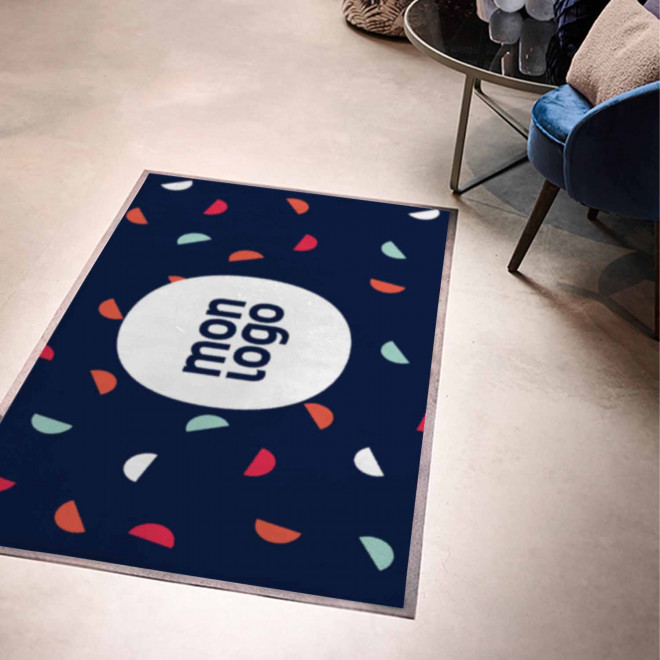 TAPIS INTERIEUR PUBLICITAIRE 'MILOW POLY TRICOTE'
