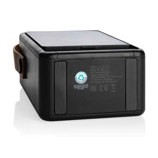 ENCEINTE SOLAIRE 12W RECYCLE PUBLICITAIRE 'SOLARWATT'