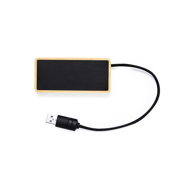 PORT USB BAMBOU LED TYPE C PUBLICITAIRE 'BAMBERPORT'