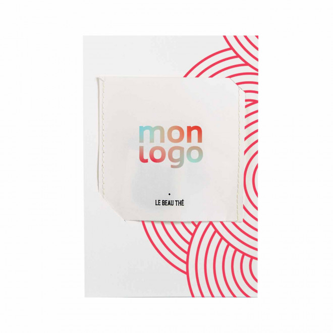 CARTE A INFUSER PUBLICITAIRE LE BEAU THE 'GIFTCARD'