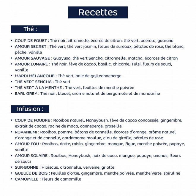 CARTE A INFUSER LE BEAU THE PERSONNALISABLE 'GIFTCARD'