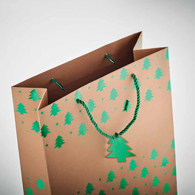 SAC DE CADEAU NOEL PUBLICITAIRE 'OFERTO' 