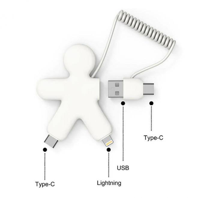 CABLE DE CHARGEMENT PERSONNALISABLE XOOPAR® 'BUDDY CABLE' 