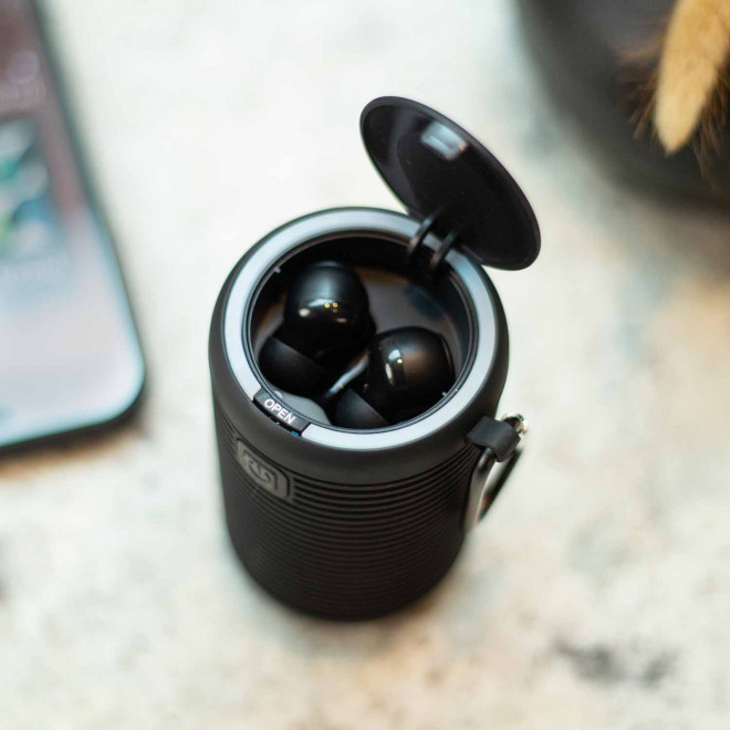 ECOUTEURS ENCEINTE PERSONNALISABLE LIVOO® 'POPSONG'