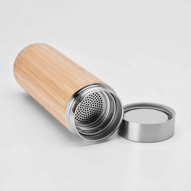 BOUTEILLE ISOTHERME PERSONNALISABLE BAMBOU 'MALARTIC' 4J