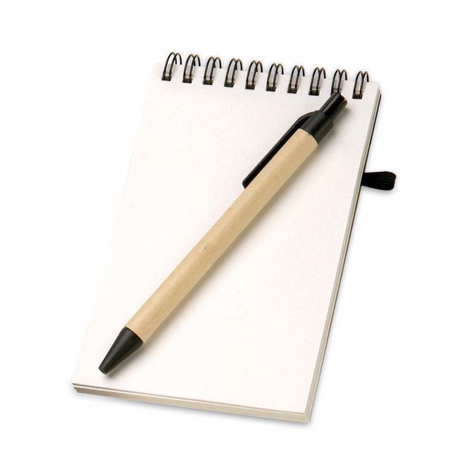 RAPIDE 4J   BLOC NOTES+STYLO 'PAPYRUS' NON LIGNE