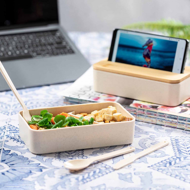 LUNCH BOX PERSONNALISABLE 2 COMPARTIMENTS 700ML 'RAVUN MAX'