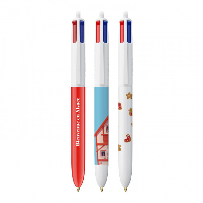 STYLO BIC 4 COULEURS 'ALSACE'