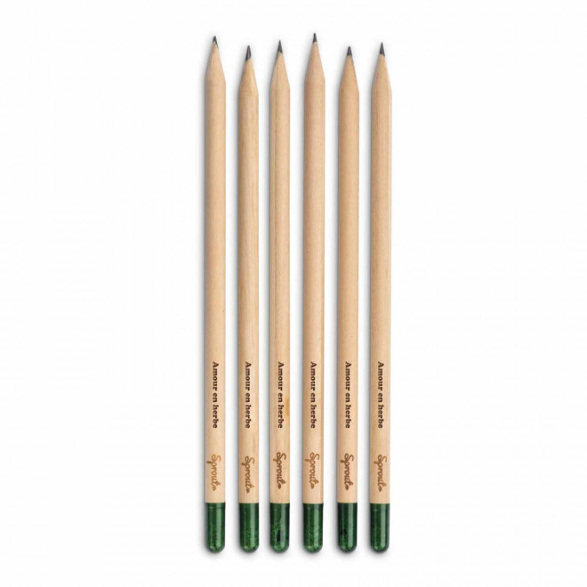 CRAYON GRAINES AVEC CARTONETTE PERSONNALISABLE 'POUSS ST VALENTIN'   