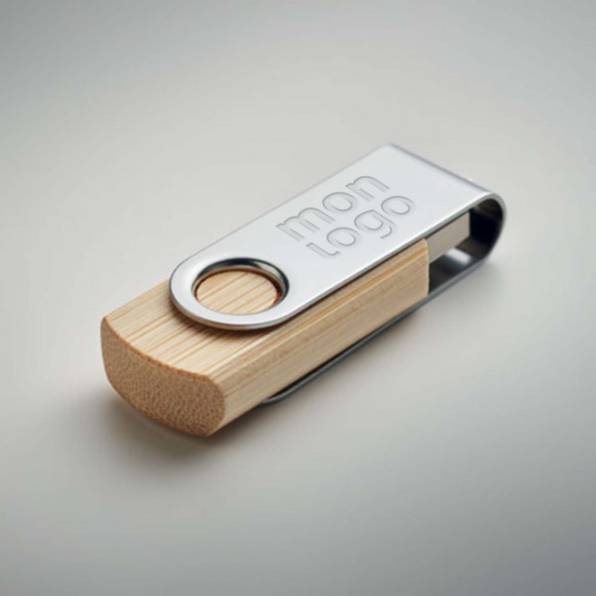 CLE USB 16 GO PERSONNALISABLE 'TWISTER BAMBOU'