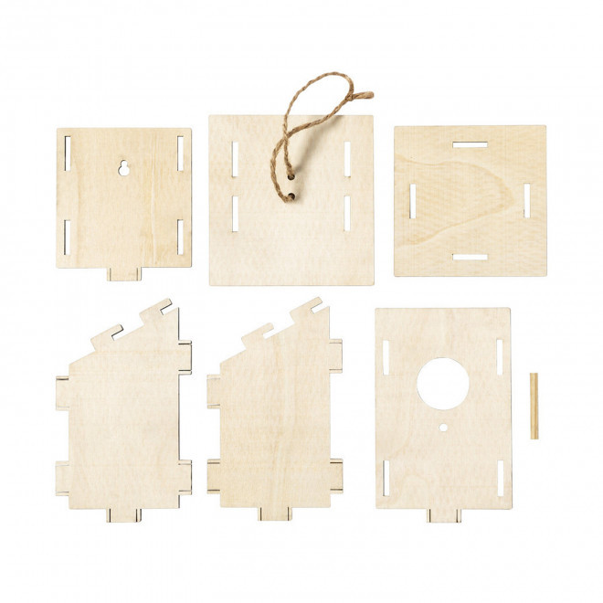 NICHOIR EN BOIS POUR OISEAUX PERSONNALISABLE 'PIWOU'