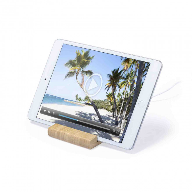 CHARGEUR INDUCTION 15W BAMBOU PERSONNALISABLE 'LEGNO'