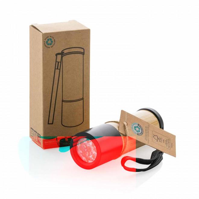 LAMPE TORCHE PERSONNALISABLE BAMBOU 'KUMA'