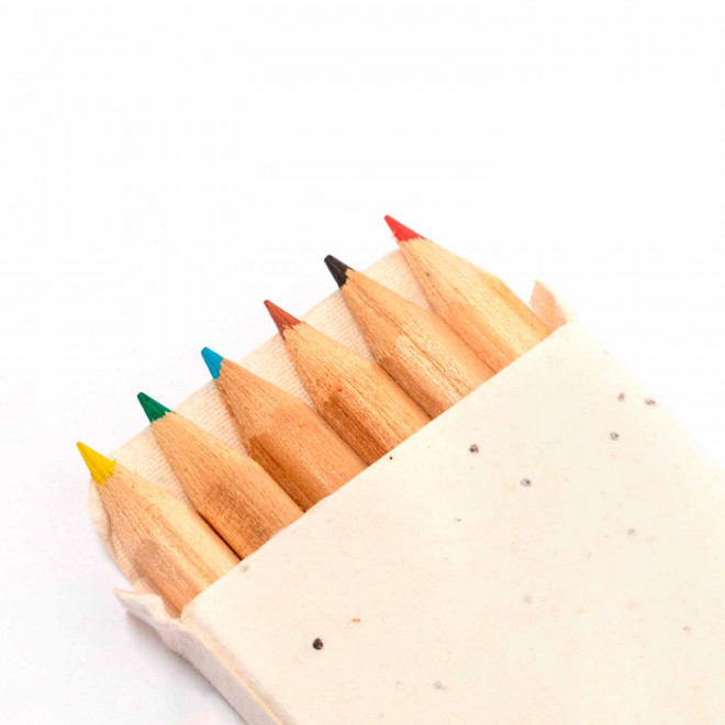 ETUI 6 CRAYONS PERSONNALISABLE 'MATHILDA ENSEMENCE'