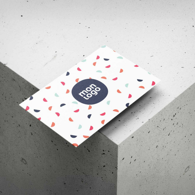 CARTE DE VISITE PERSONNALISÉE ANTIBACTÉRIENNE 'CDV SAFY'