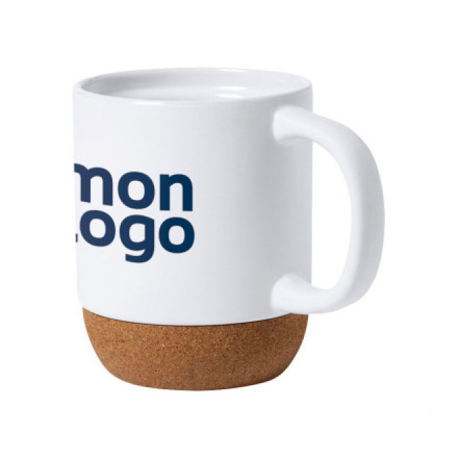 MUG PERSONNALISÉ EN CÉRAMIQUE ET LIÈGE 'ODIA'